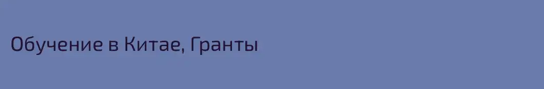 Обучение в Китае, Гранты